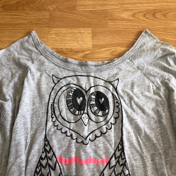 Forever 21 Owl Long Sleeve - Picture 4 of 5